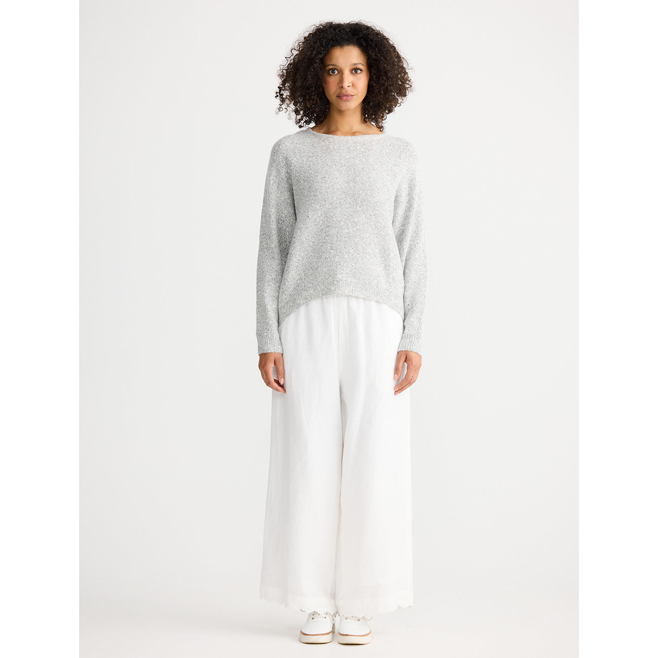 Freddie Knit Grey Marle