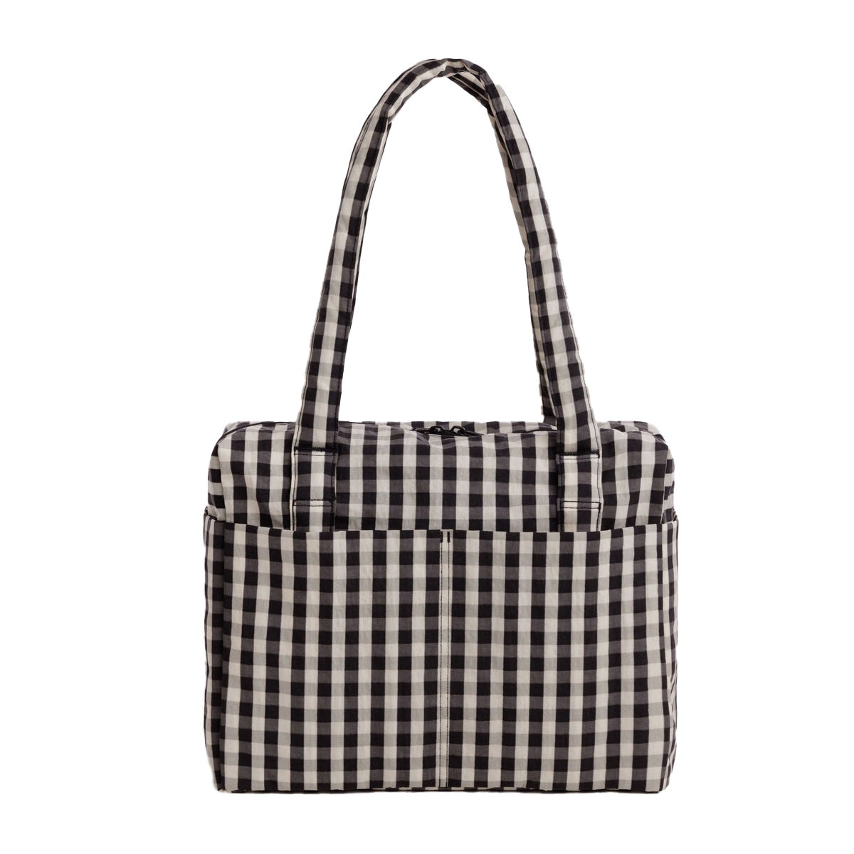 Baggu Small Cloud Carry-On Black/Cream Gingham