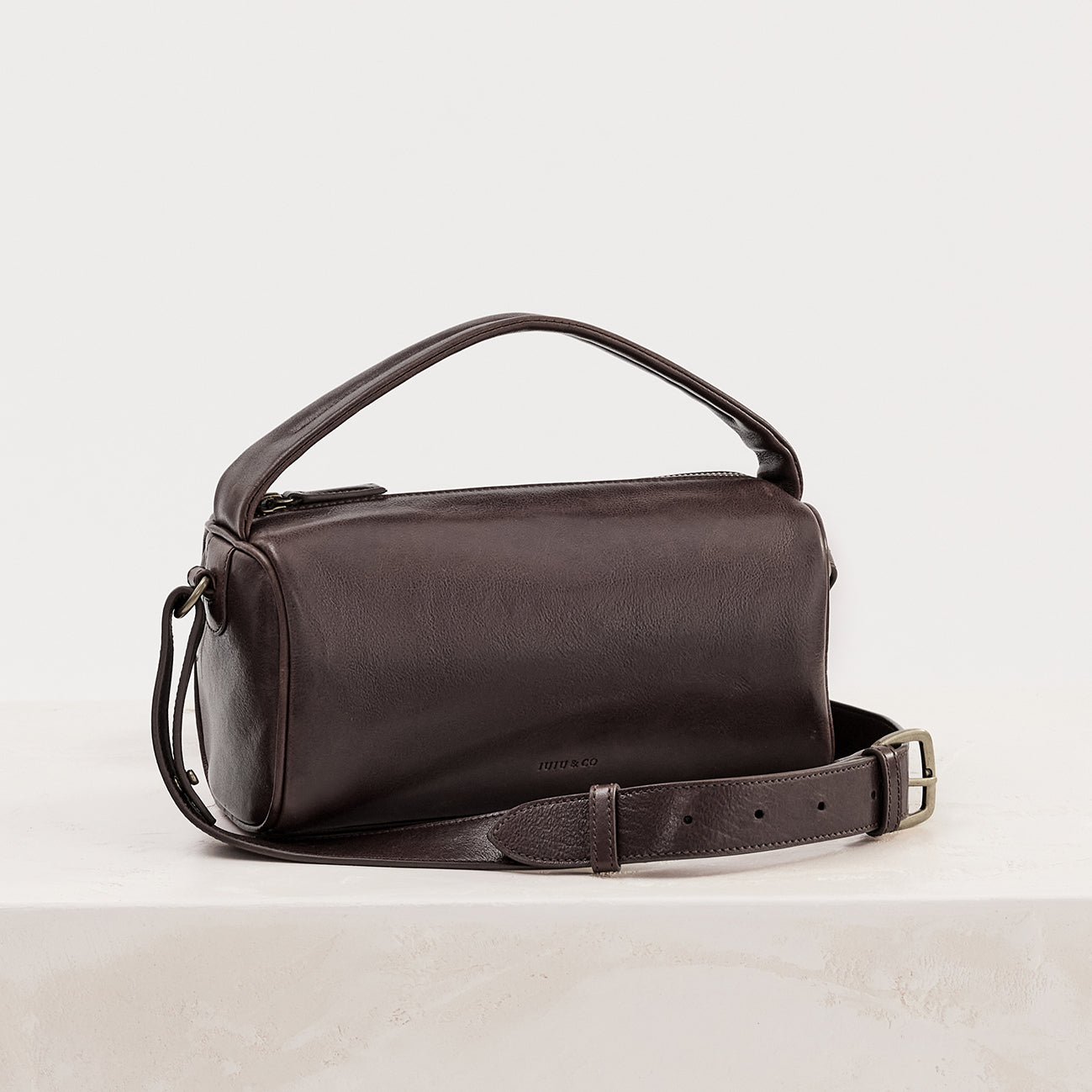 Small Bolster Bag Mahogany