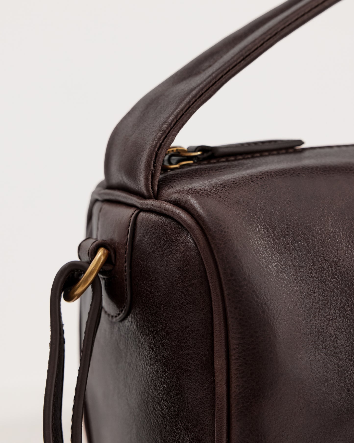 Small Bolster Bag Mahogany