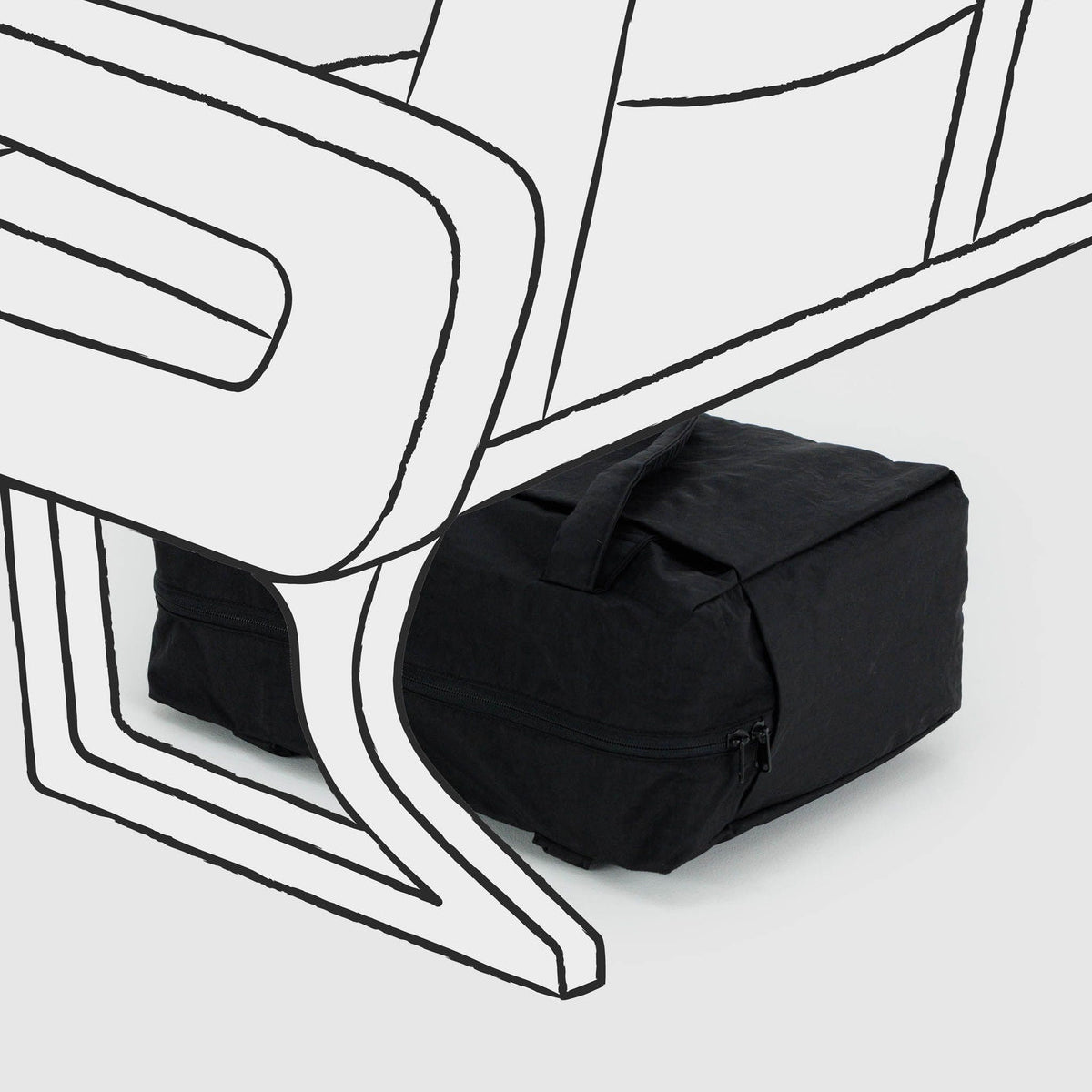 Baggu Small Cloud Carry-On Black