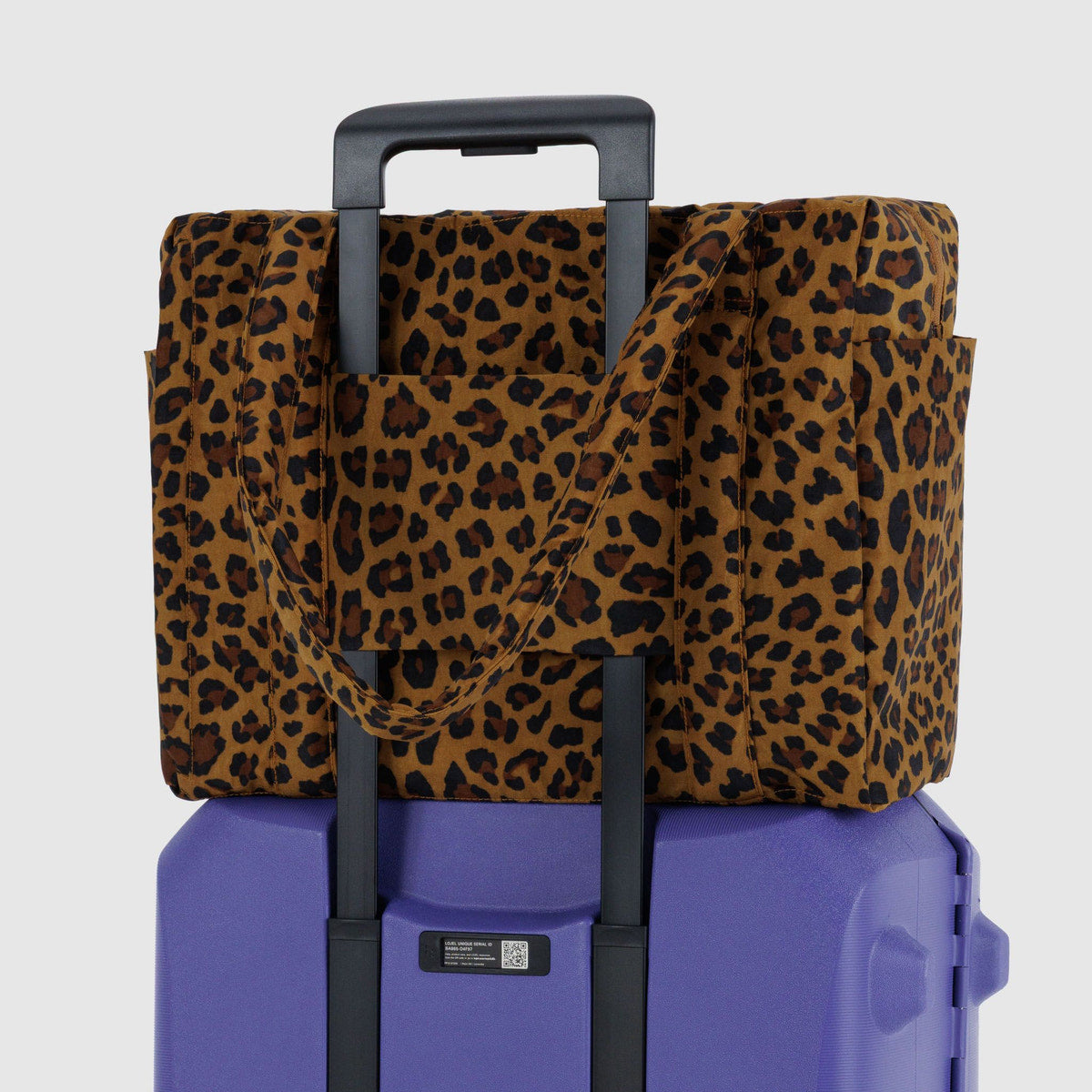 Baggu Small Cloud Carry-On Leopard