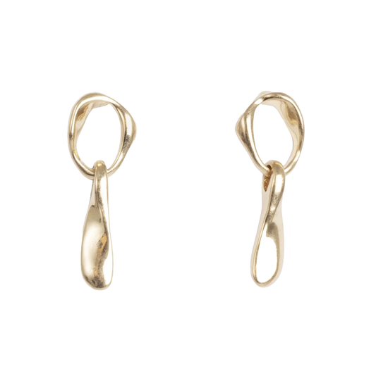Soft as Silk Gold Earrings