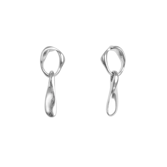 Soft as Silk Silver Earrings