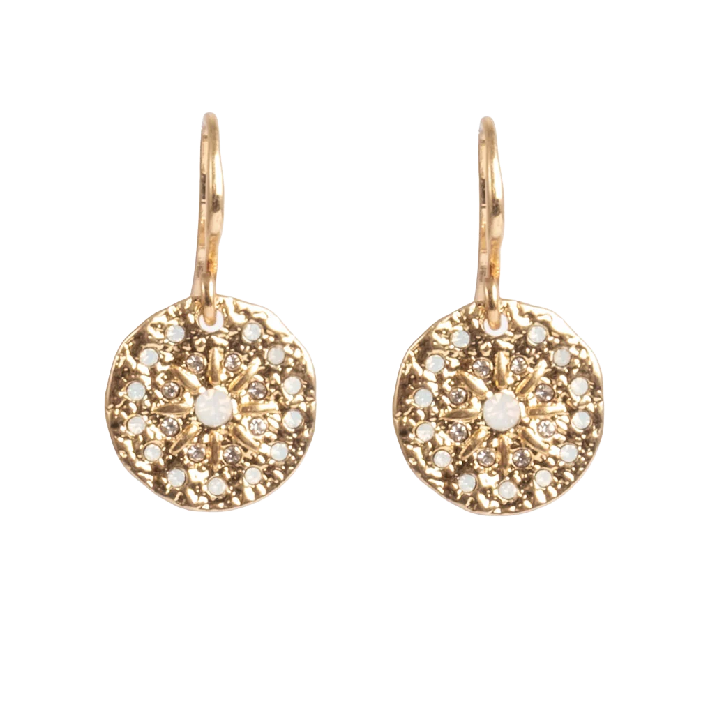 Solstice Gold Hook Earrings
