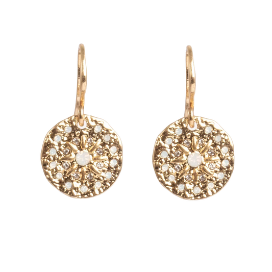 Solstice Gold Hook Earrings