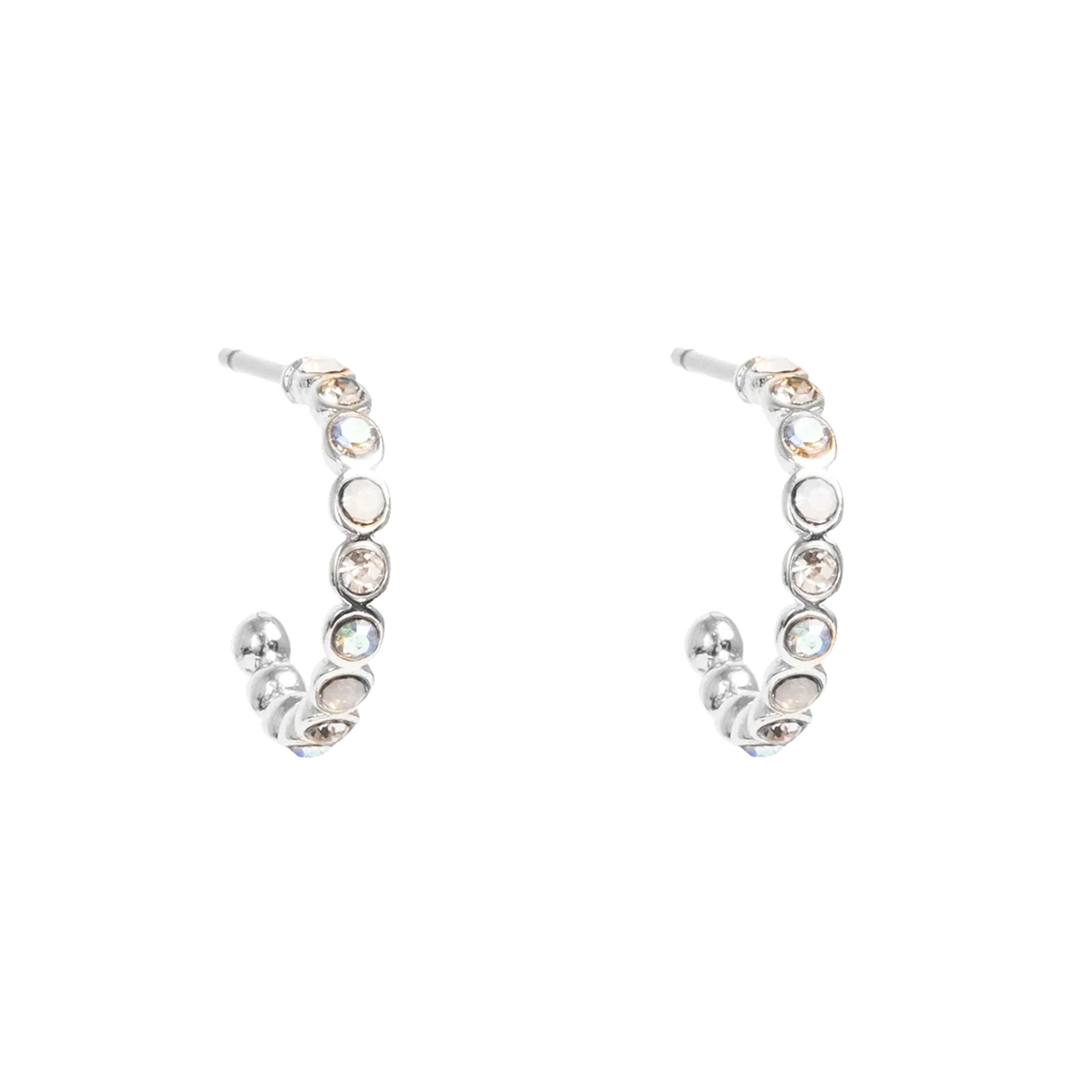 Solstice Silver Small Earrings