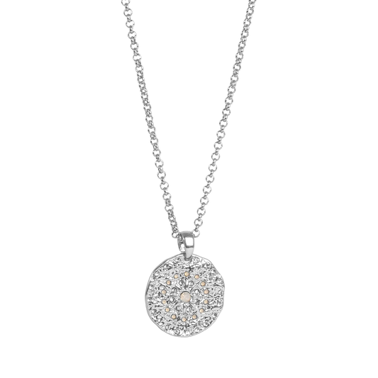 Solstice Round Pendant Necklace