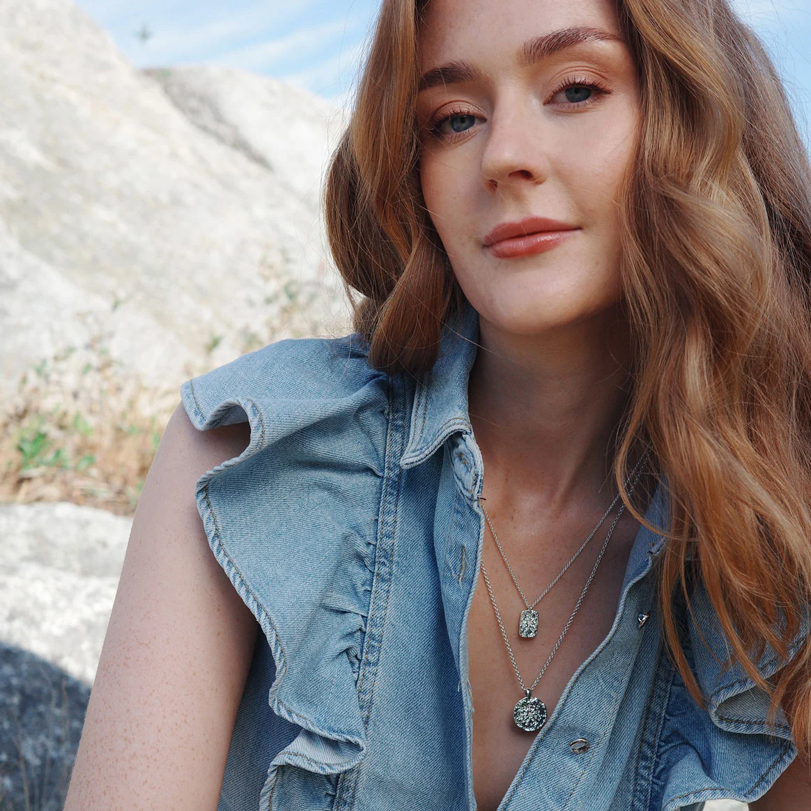 Solstice Round Pendant Necklace