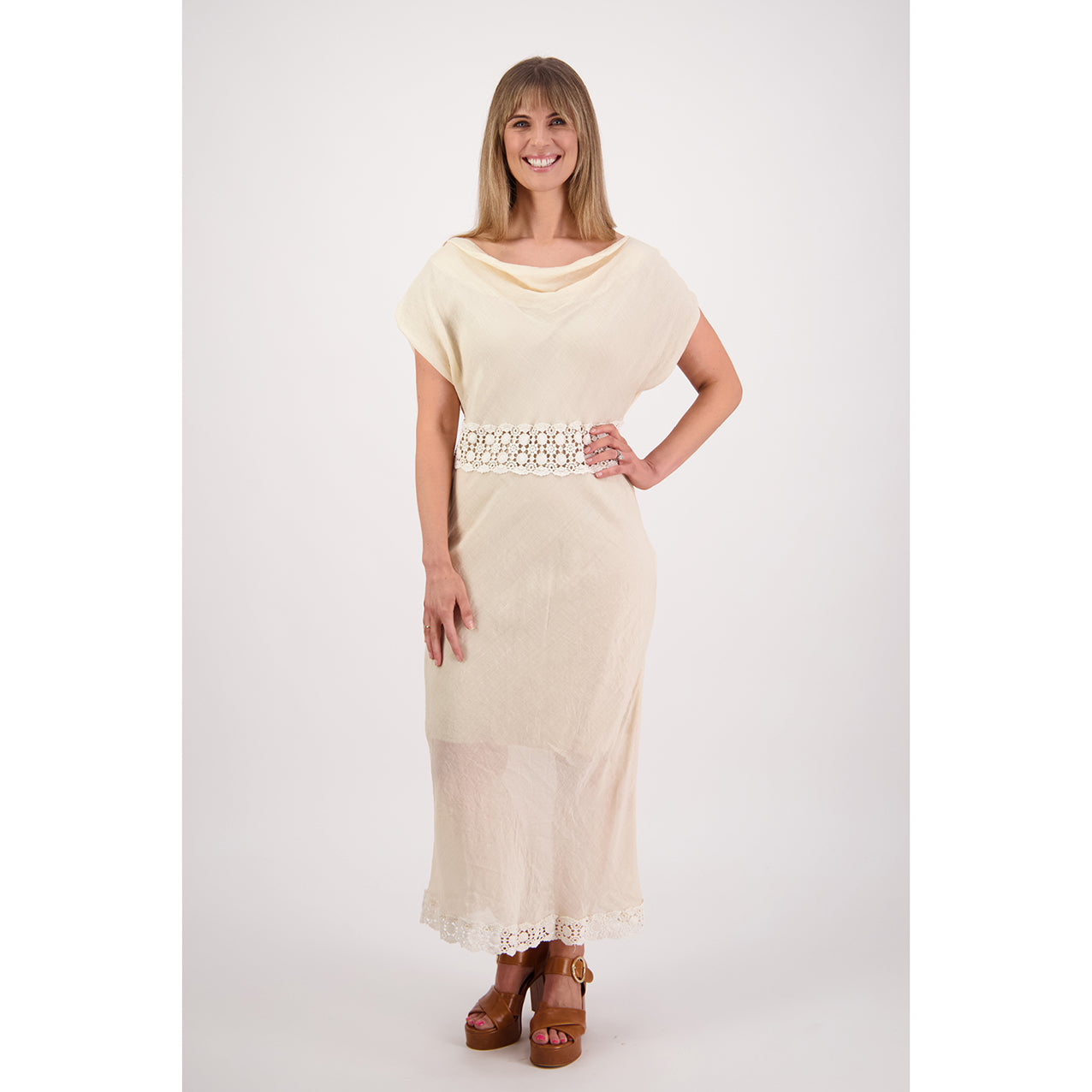 Stephanie Dress Cream