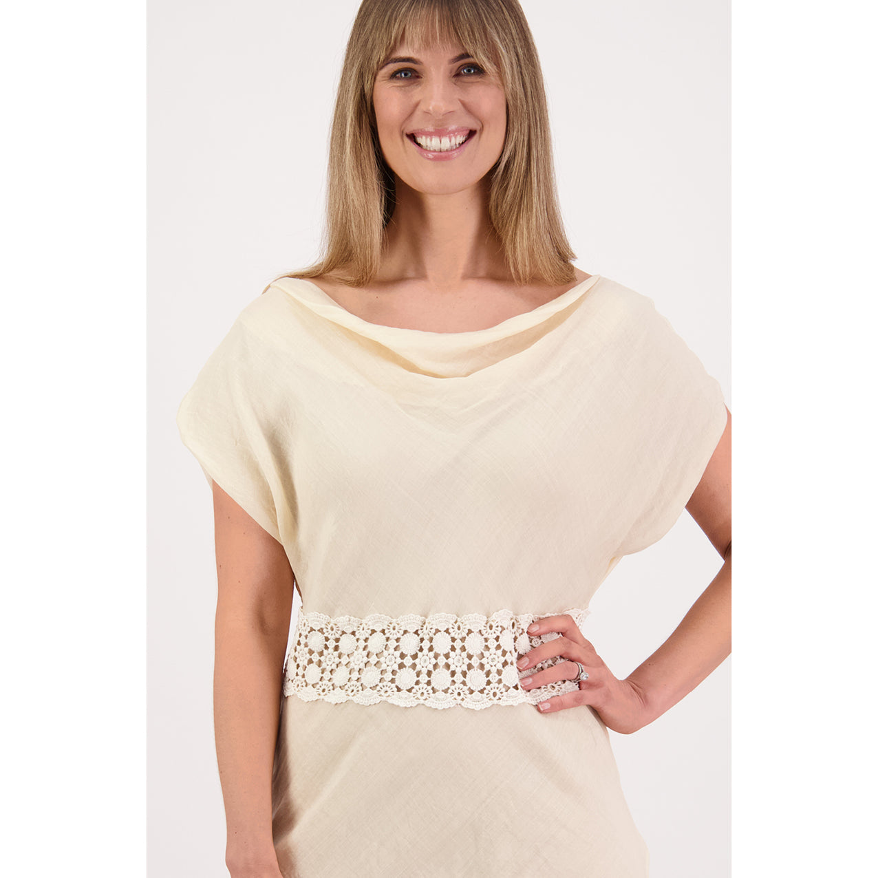 Stephanie Dress Cream