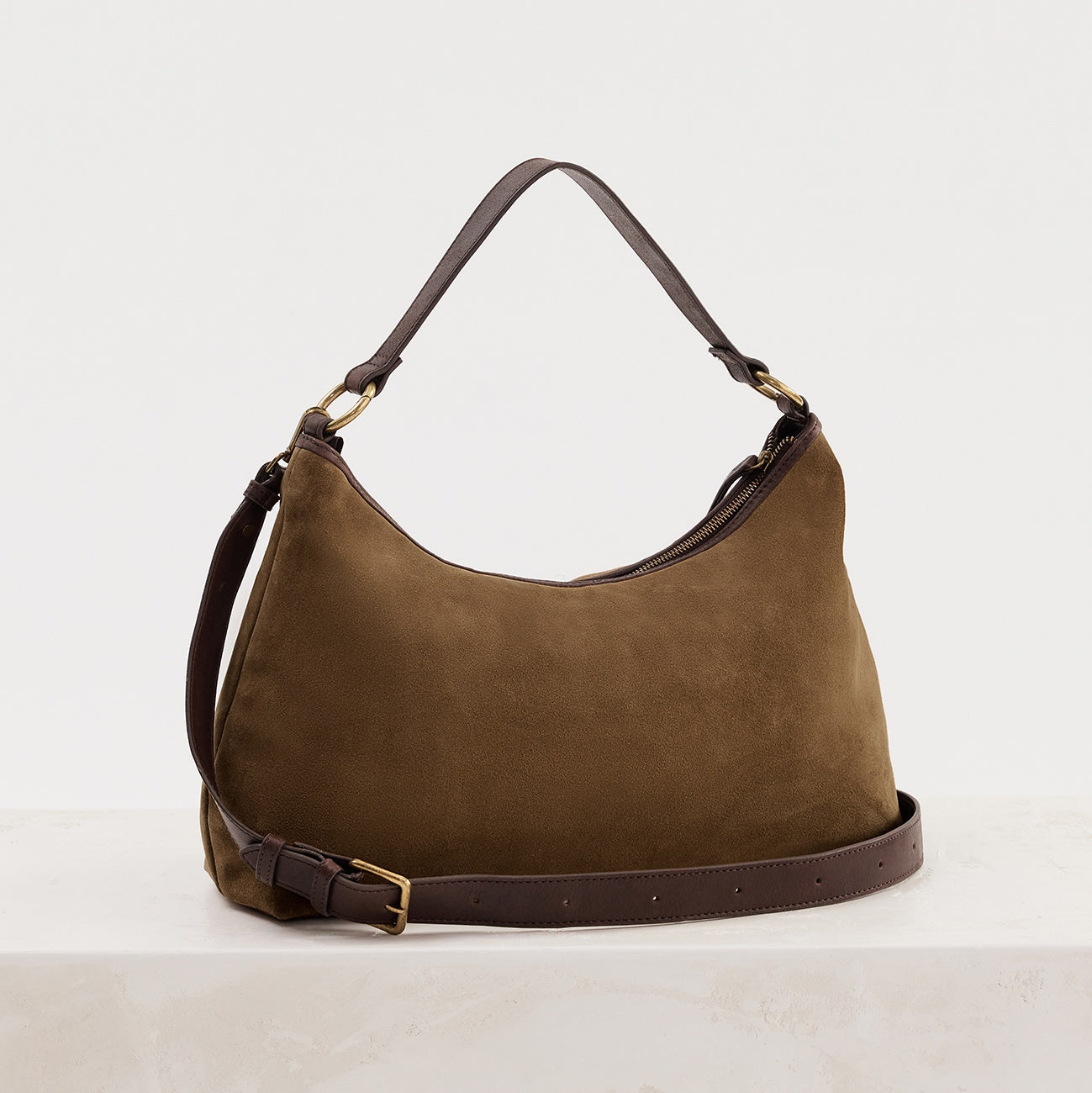 Suede Slouchy Chestnut