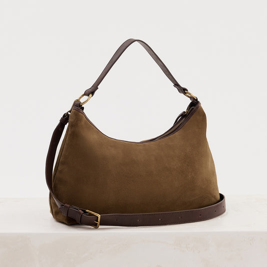 Suede Slouchy Chestnut