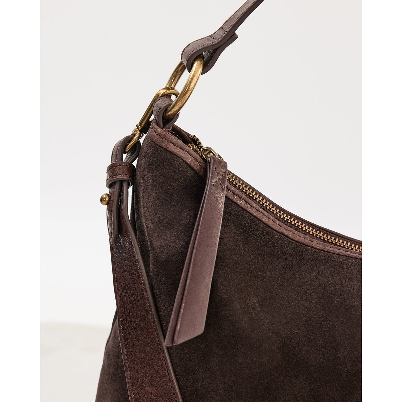Suede Slouchy Chocolate