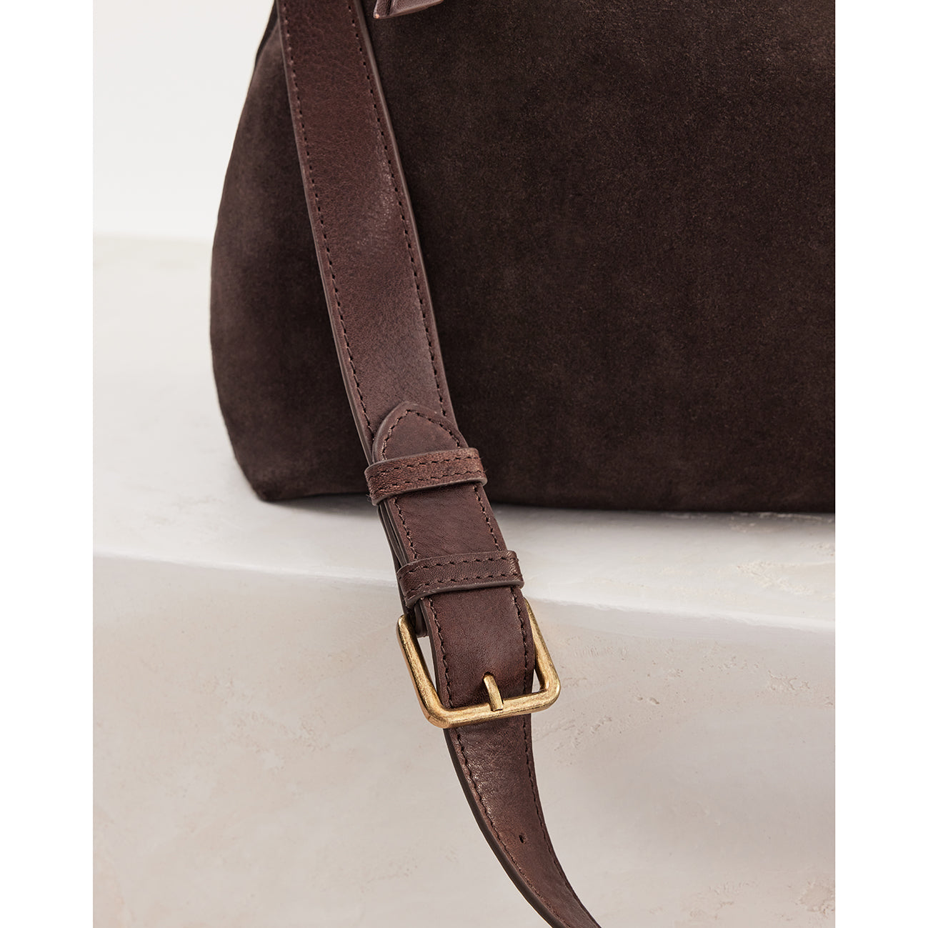 Suede Slouchy Chocolate