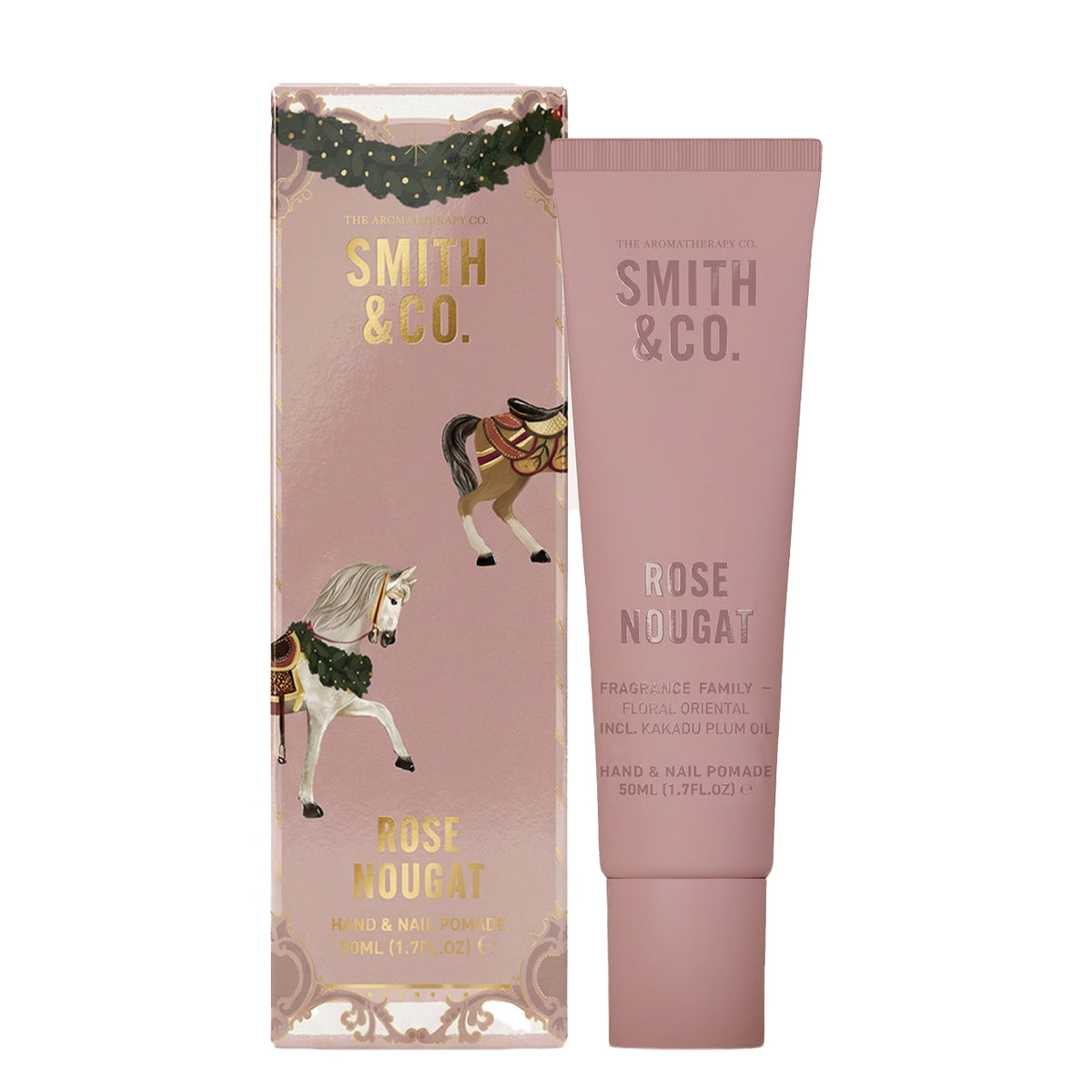 S&C Festive Hand & Nail Pomade Rose Nougat