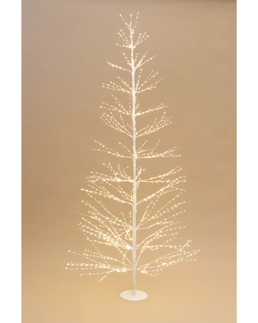 120cm Pruce Tree White