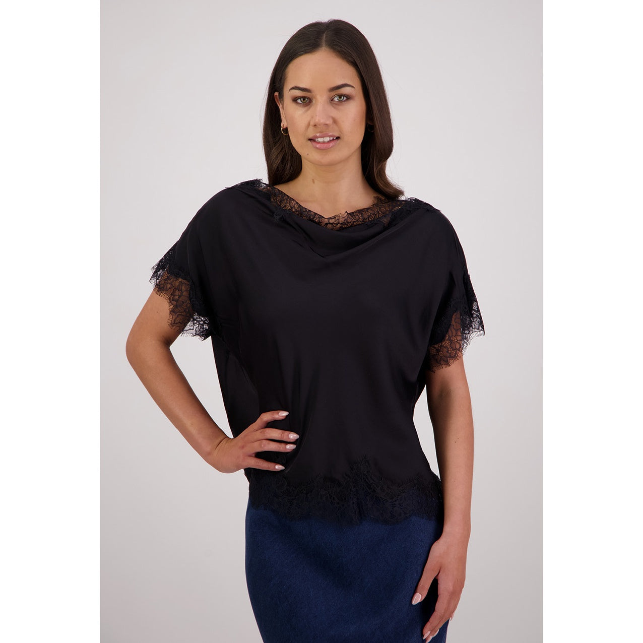 Tabby Top Black