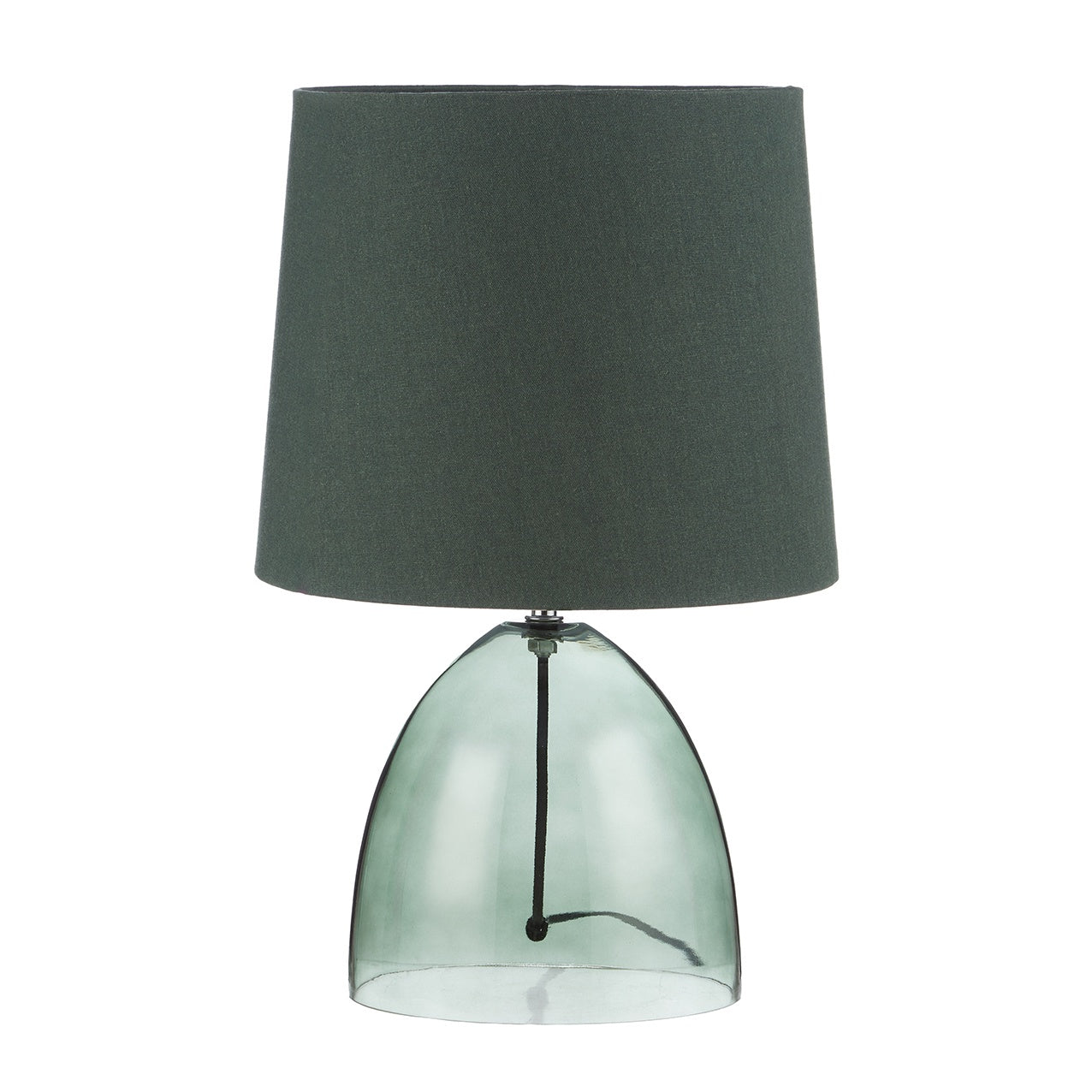 Telmo Glass Table Lamp Green