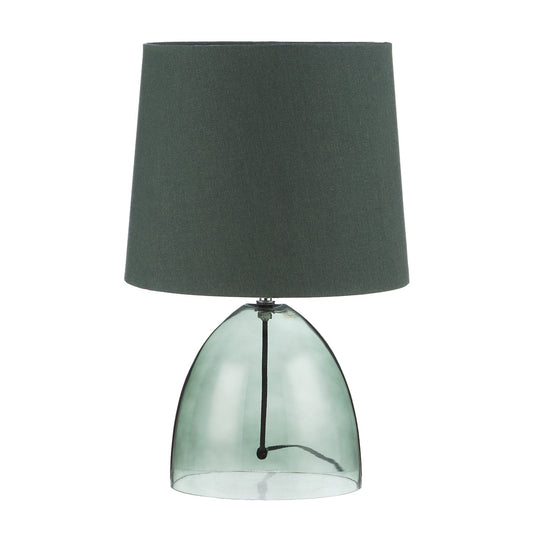 Telmo Glass Table Lamp Green