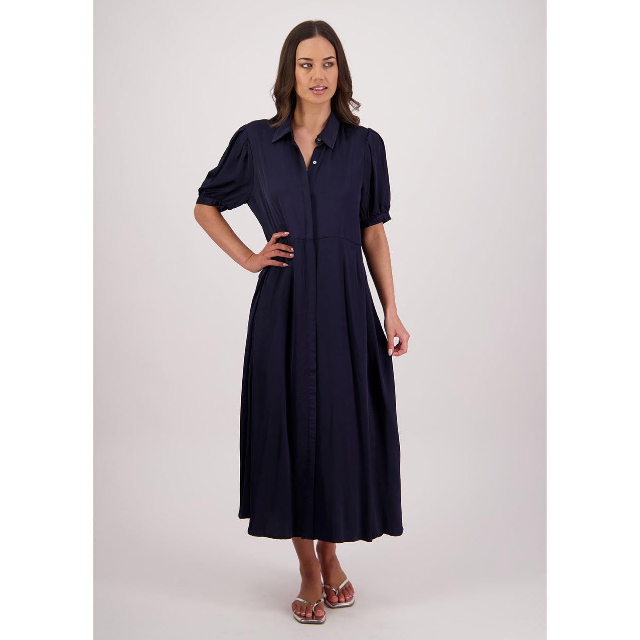 Thelma Dress Viscose Ink