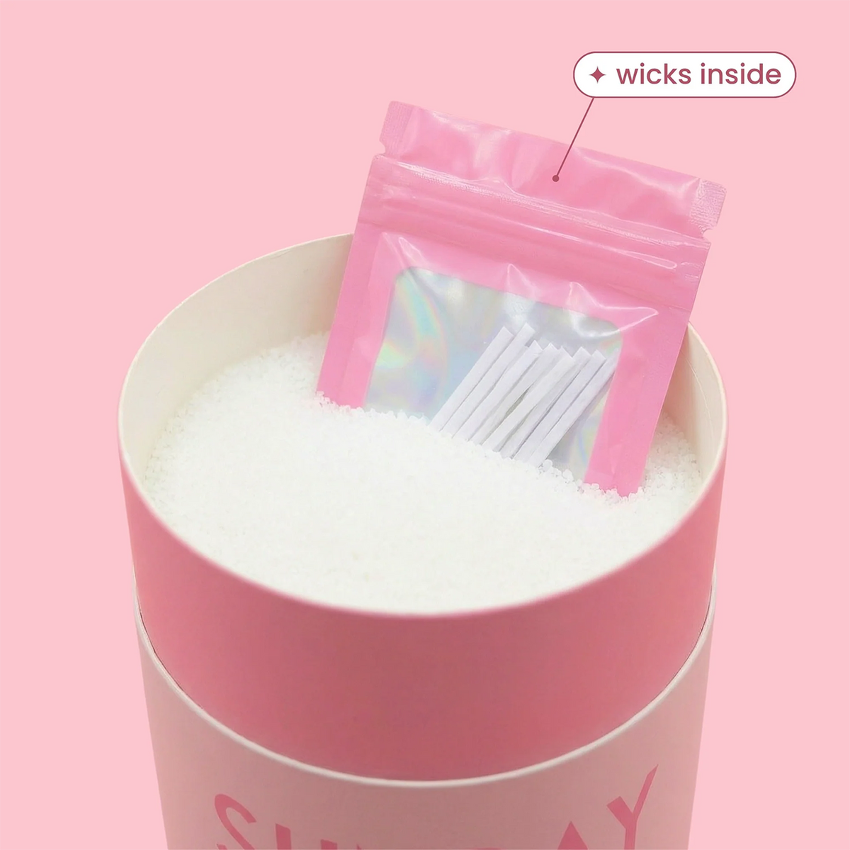 300g Sand Wax Candle Berry Bergamot