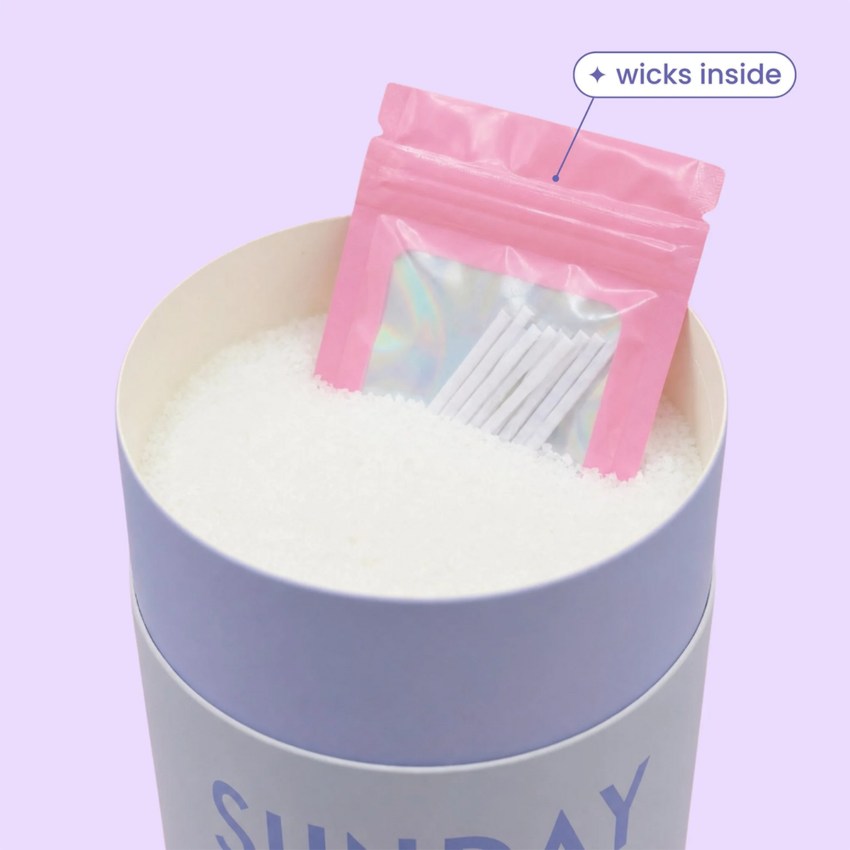 300g Sand Wax Candle Passionfruit & Lime
