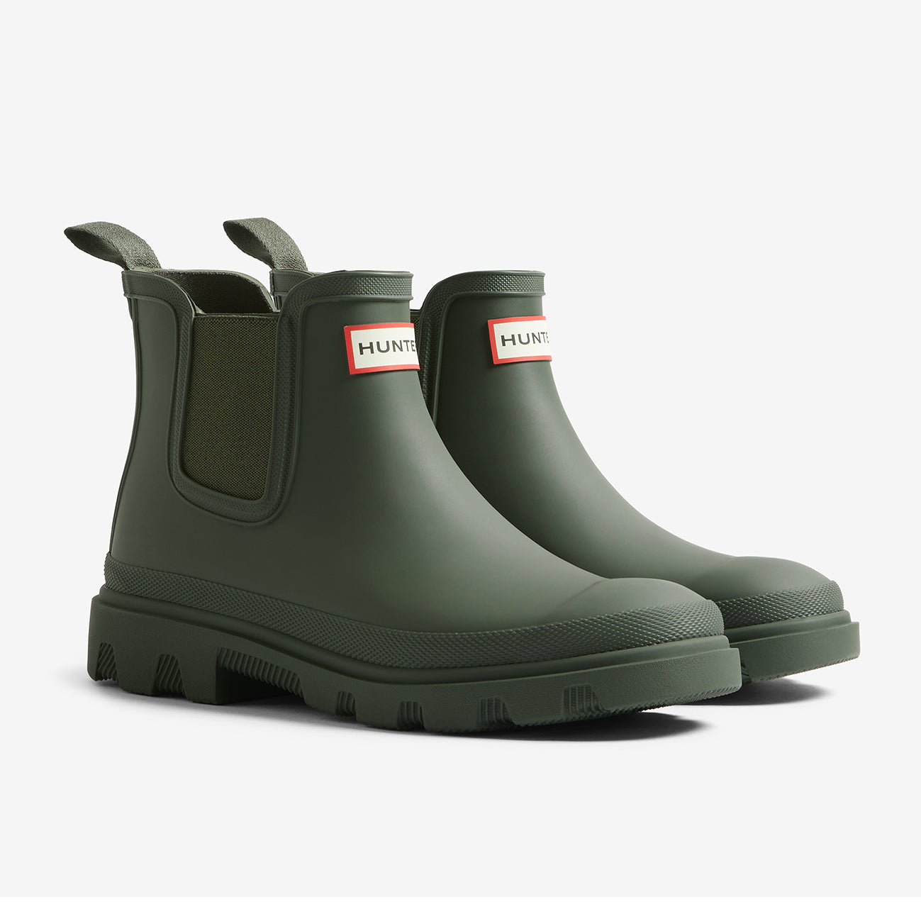 Unisex Downpour Chelsea Dark Olive Hunter Boots