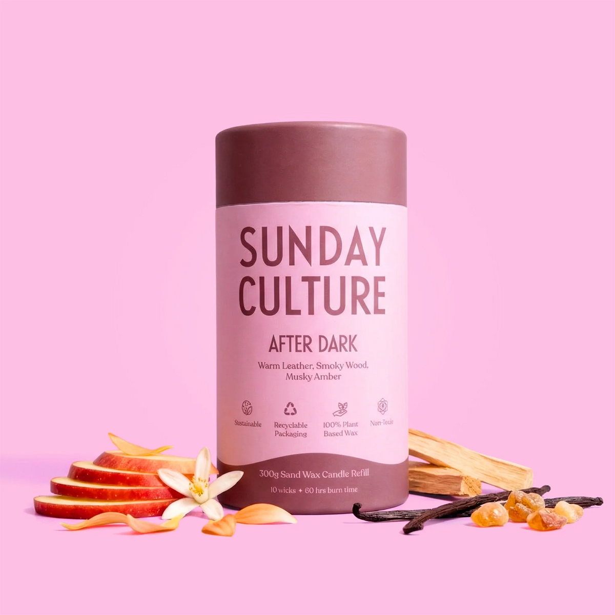 300g Sand Wax Candle After Dark