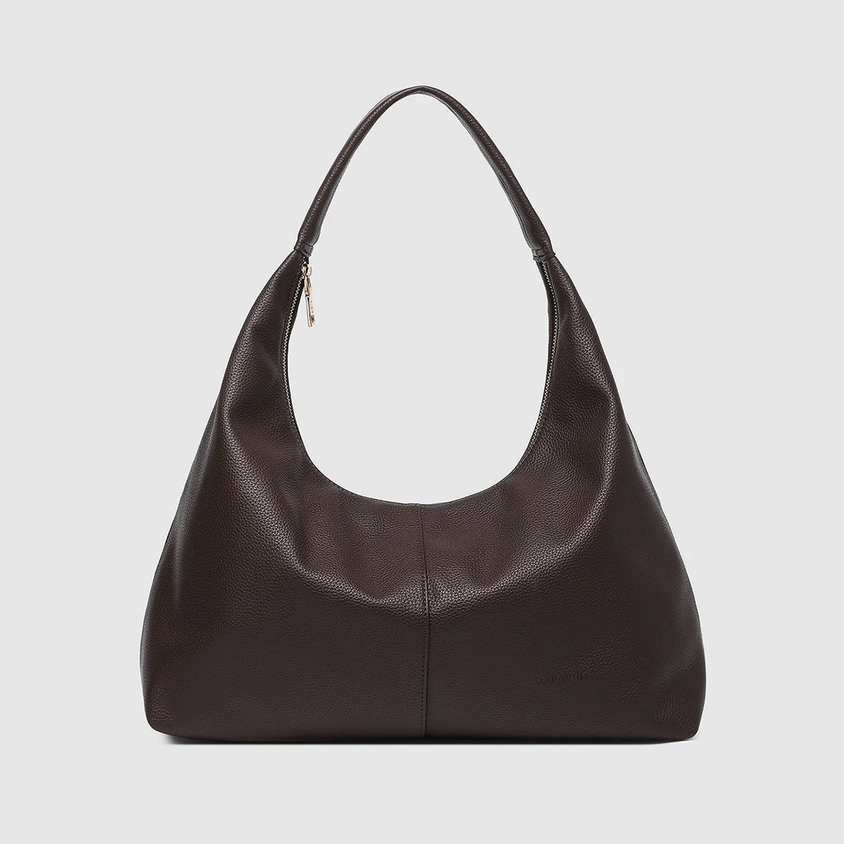 Valentina Slouch Shoulder Bag Chocolate