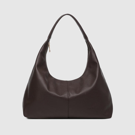 Valentina Slouch Shoulder Bag Chocolate