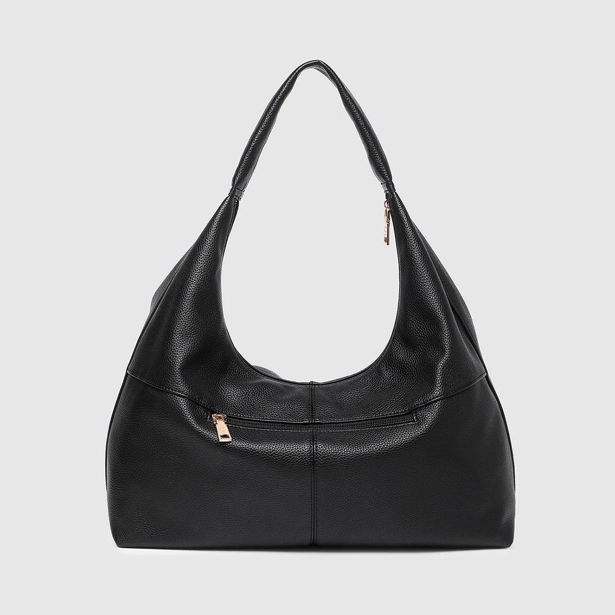 Valentina Slouch Shoulder Bag Black