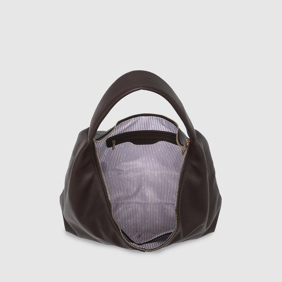 Valentina Slouch Shoulder Bag Chocolate