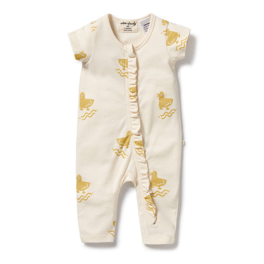 Quack Quack Ruffle bodysuit