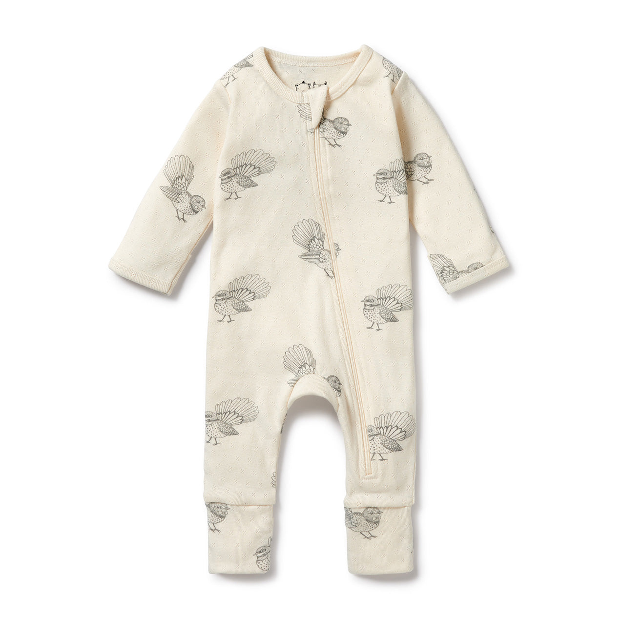 Little Fantail Pointelle Bodysuit