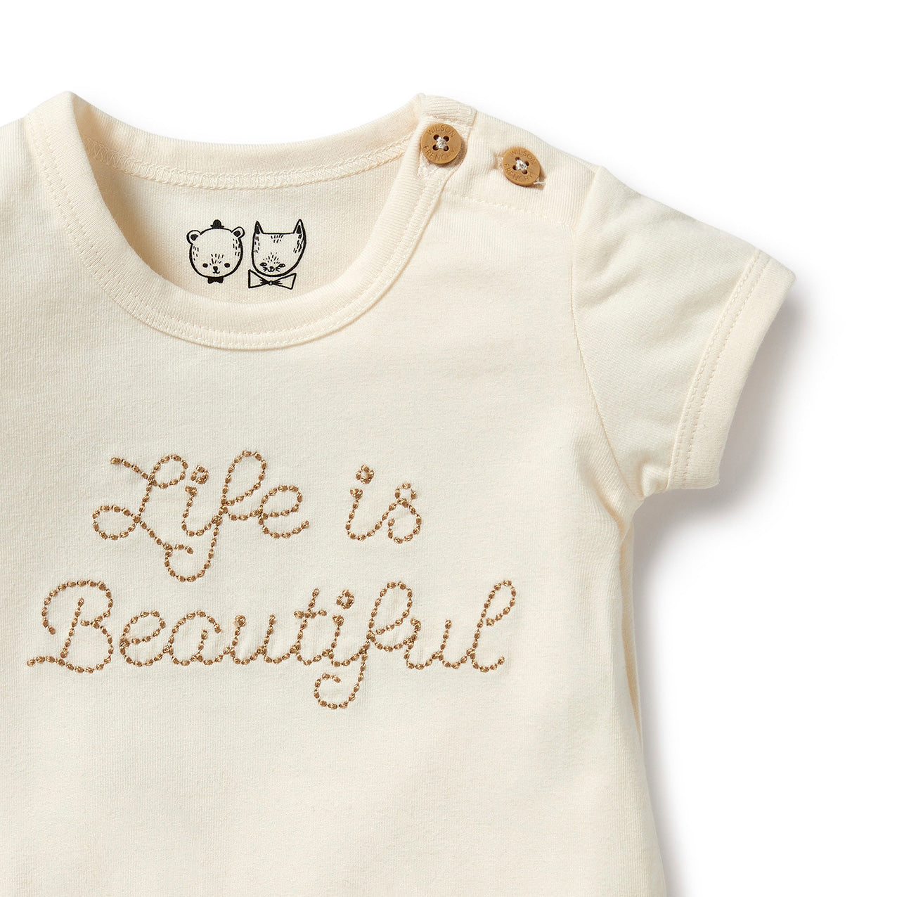 Life is Beautiful Organic Bodysuit