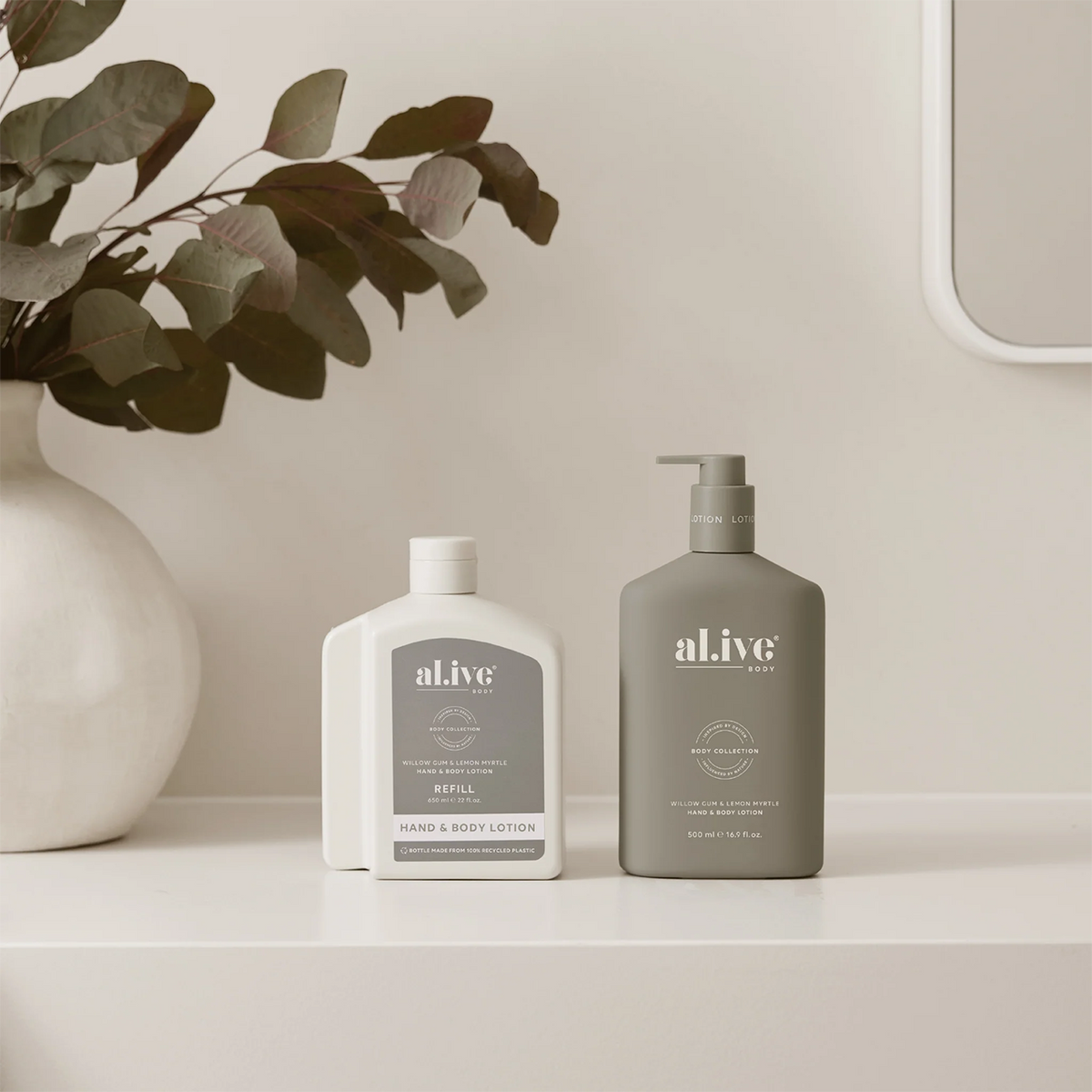 650ML Lotion Refill Willow Gum & Lemon Myrtle