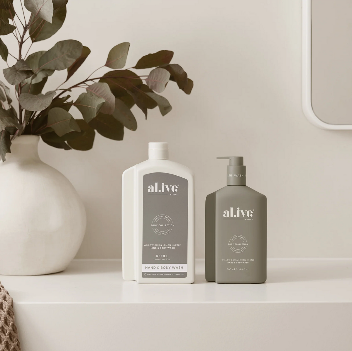 1L Hand Wash Refill Lemon Myrtle & Honeydew