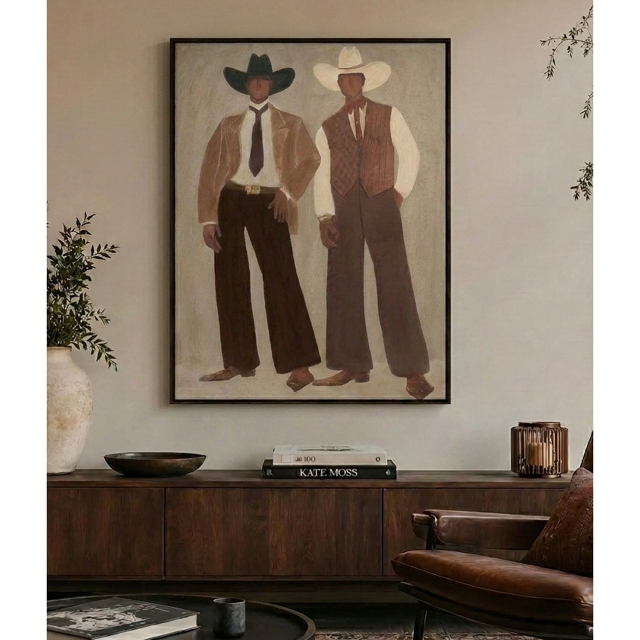 Outlaws Framed Canvas