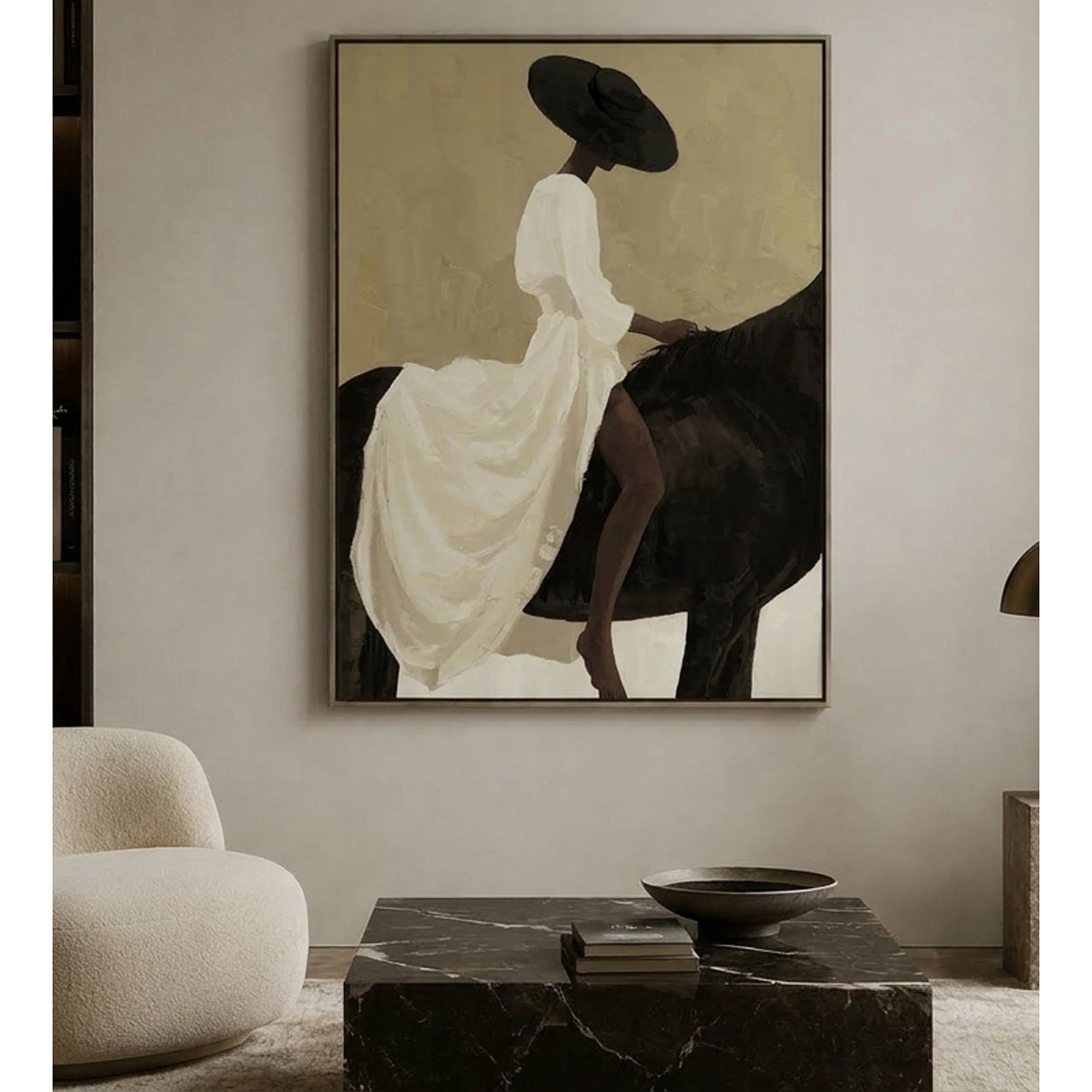 Ali Framed Canvas Print