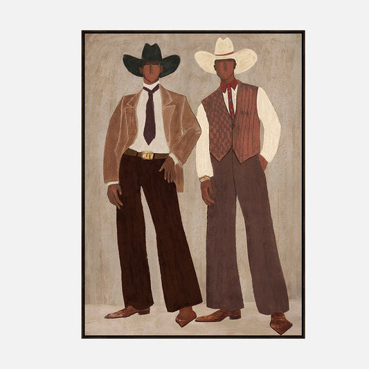 Outlaws Framed Canvas