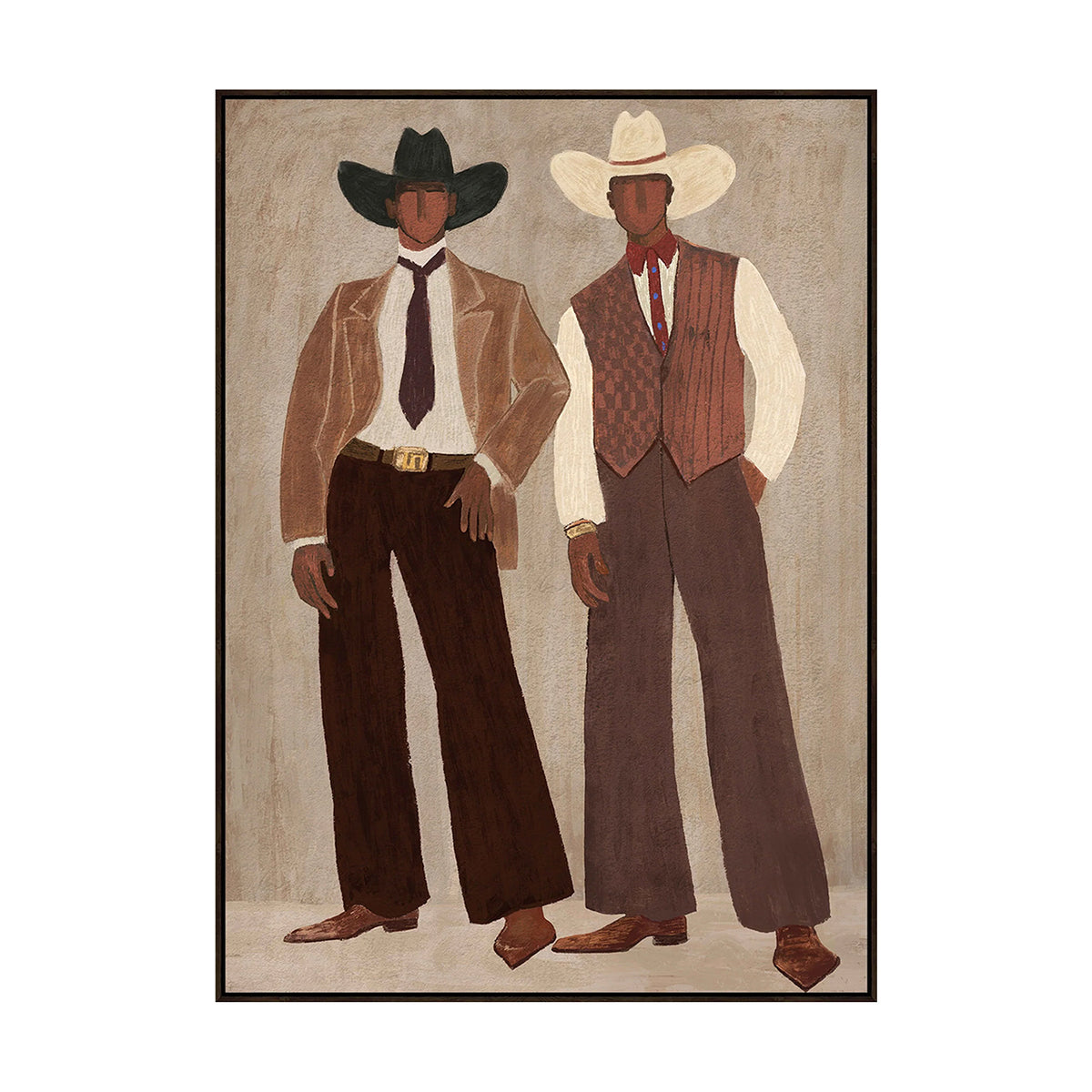 Outlaws Framed Canvas