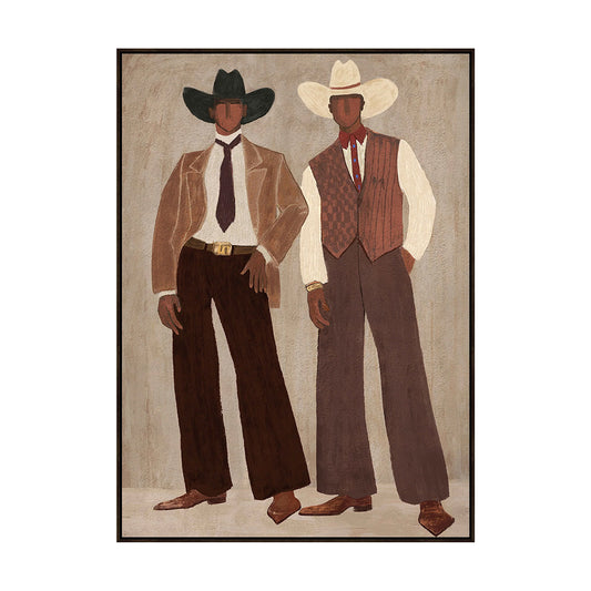 Outlaws Framed Canvas