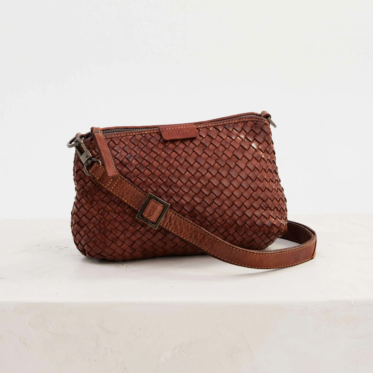 Basque Crossbody Bag Amber