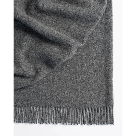 Nevis Charcoal Wool Throw 130x200cm