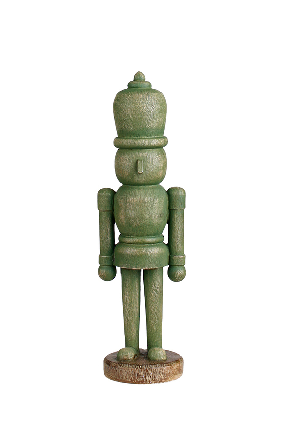 Green Wood Look Toy Soldier