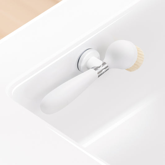 Yeseco V2 Brush White Suction Stand