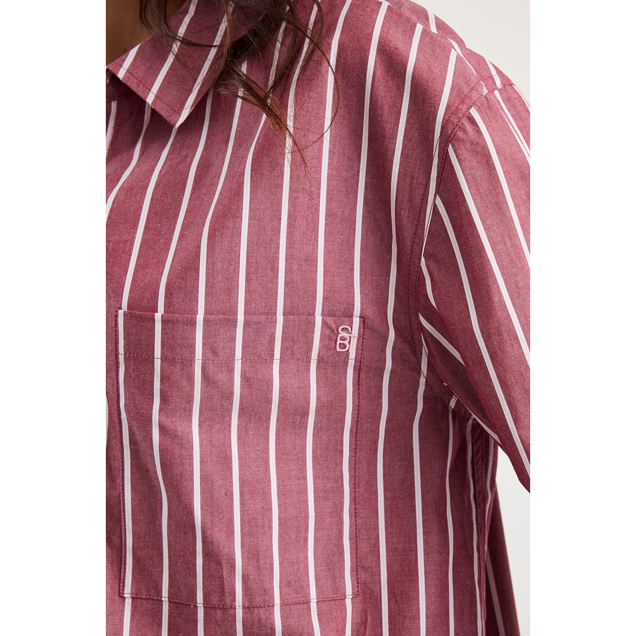 You Got This Burgundy Stripe Shirt