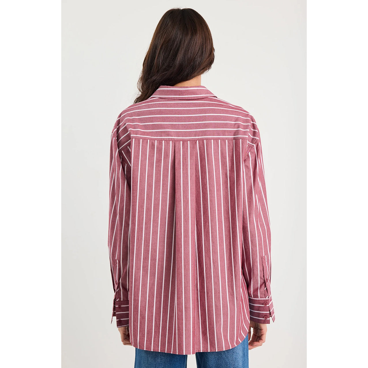 You Got This Burgundy Stripe Shirt