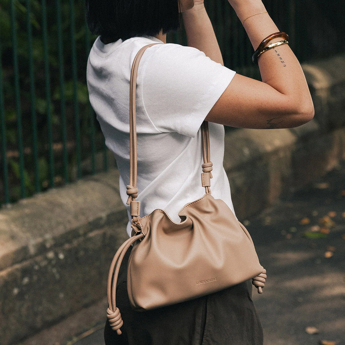 Yumi Crossbody Bag - Nude